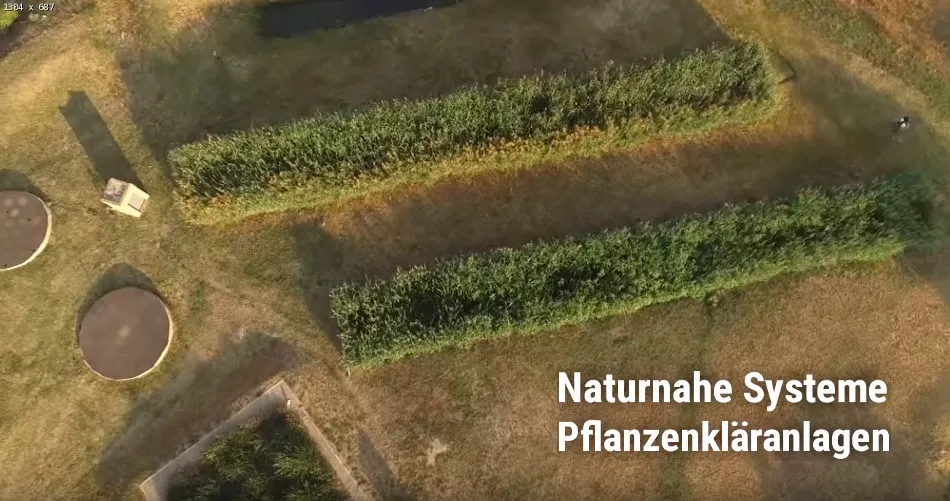 Pflanzenbeete als naturnahe Kleinkläranlage